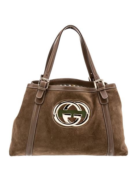 gucci suede britt tote|gucci handbags.